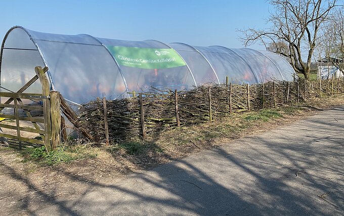 Die gröberen Holzstücke werden zu einer Totholzhecke aufgeschichtet. Foto: Klaus Keipke